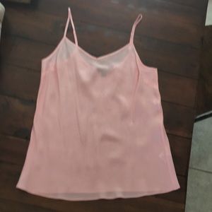 Baby Soft Pink Silk J.Crew Camisole sz M